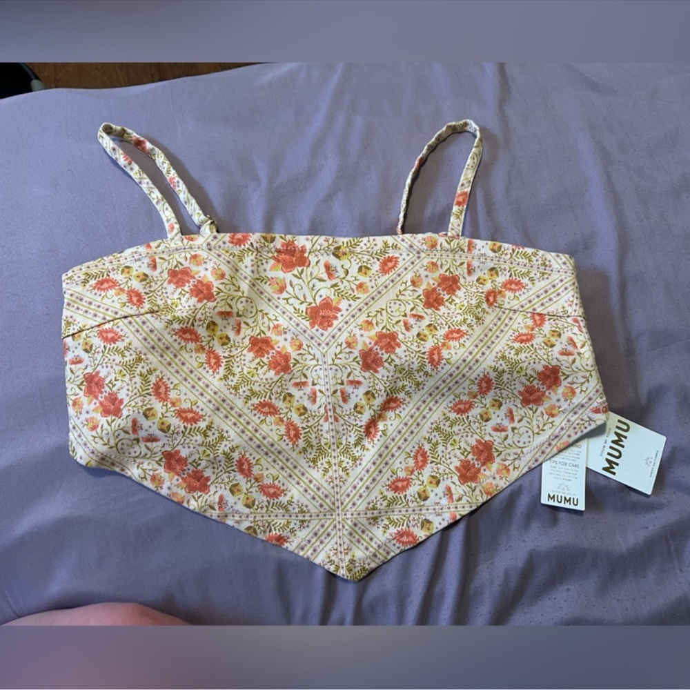 Show Me Your MuMu Floral Patterned Top